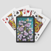 Lentebloemschilderij van Alfred Fox Pokerkaarten (Achterkant)