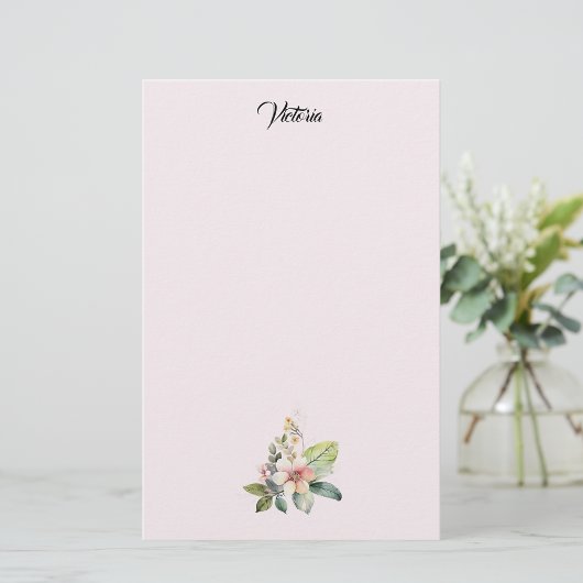 Lentebloemstuk Briefpapier