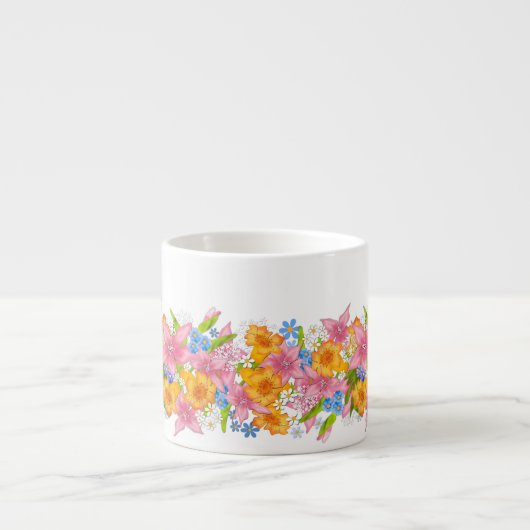 Lentebloemstuk Espresso Kop (Voorkant)