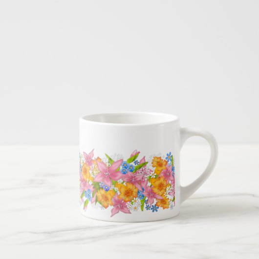Lentebloemstuk Espresso Kop (Rechts)