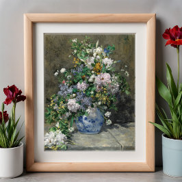 Lentebloemstuk, Poster