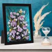 Lentebloemstuk Schilderij van Alfred Fox Fotoplaat (Zijkant)