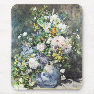 Lentebloemstuk van Pierre Renoir, Bloemen uit het  Muismat