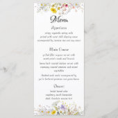 Lentebloesem Bruiloftsmenu Menu (Voorkant)
