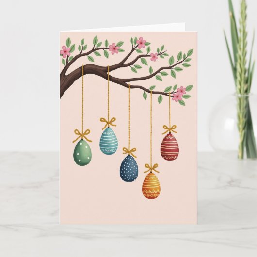 Lentebloesem Hanging Ornaments Kaart (Voorkant)