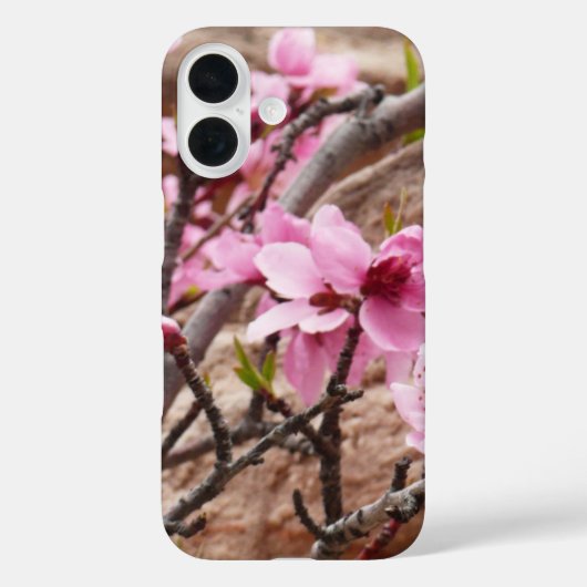 Lentebloesem op Zion Rocks Case-Mate iPhone Case (Achterkant)