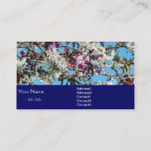 lentebloesem visitekaartje (Achterkant)