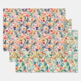 LENTEBLOESEMS DECORATIEVE PAPIERSET INPAKPAPIER VEL