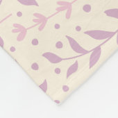 Lentebloos Weide Takken Fleece Deken (Hoek)