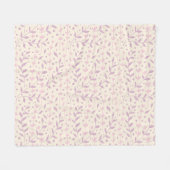 Lentebloos Weide Takken Fleece Deken (Voorkant (Horizontaal))