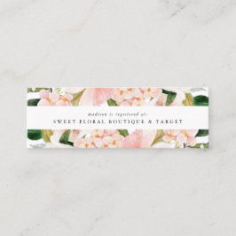 Lenteblush Bloemkaart Bruidsregister Insteekkaarte Mini Visitekaartje
