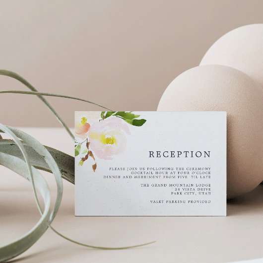 Lenteblush Ontvangstkaart Kaart