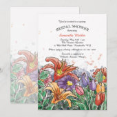 Lenteboeket Uitnodiging (Voorkant / Achterkant)