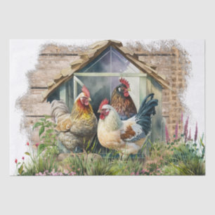 Lenteboerderij Haan Aquarel Tissuepapier