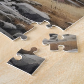 Lentebomen Rivier Landschap Legpuzzel (Zijkant)