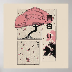 Lenteboomontwerp Folie Afdrukken