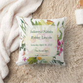 Lentebos bruidsboeket met narcissen kussen (Deken)