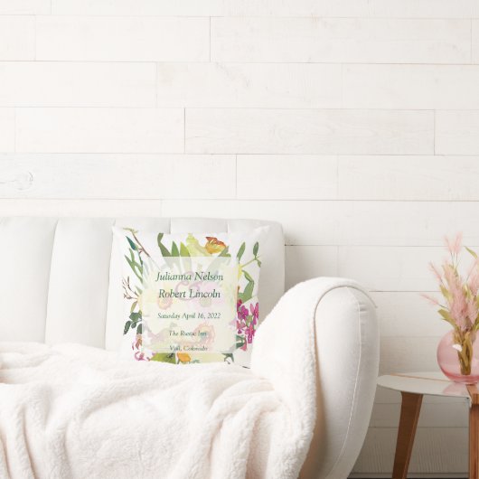 Lentebos bruidsboeket met narcissen kussen (Bank)