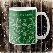 Lentebos Groene Botanische bladeren Jubileum Koffiemok