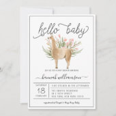 Lentebos | Uitnodiging voor babyfeestje (Voorkant)