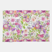 Lenteboteranunculus en Roos Theedoek (Horizontaal)