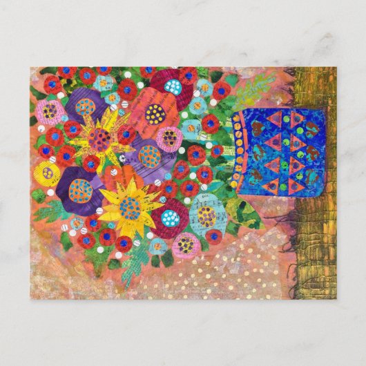 Lentebouquet Briefkaart (Voorkant)