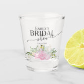 Lentebruiloft met wilde bloemen shot glas (Voorkant)