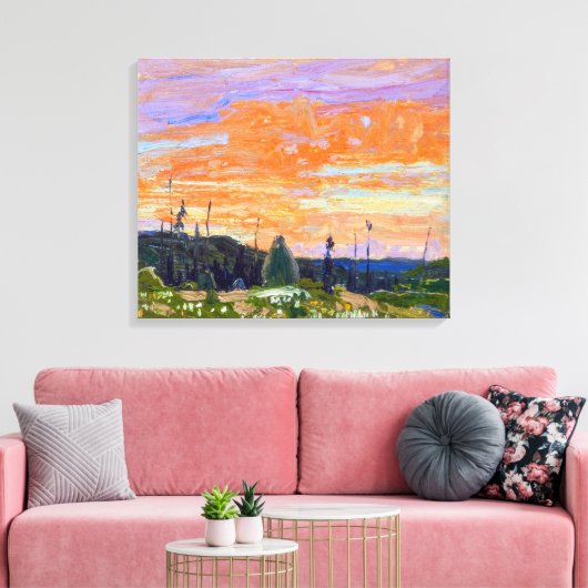 Lentebuit, Algonquin Park | Tom Thomson | Canvas Afdruk (Insitu (Woonkamer))