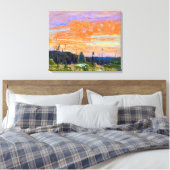 Lentebuit, Algonquin Park | Tom Thomson | Canvas Afdruk (Insitu (Slaapkamer))