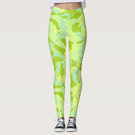 Lentecamo-print Leggings (Voorkant)