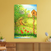 Lentedag Canvas Afdruk (Insitu (Woonkamer))