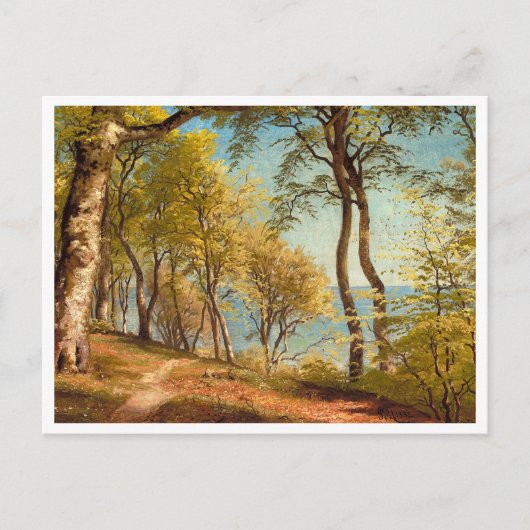 Lentedag in het bos door Peder Mork Monsted Briefkaart (Voorkant)