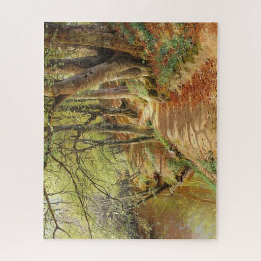 Lentedag in het bos door Peder Mork Monsted Legpuzzel (Verticaal)