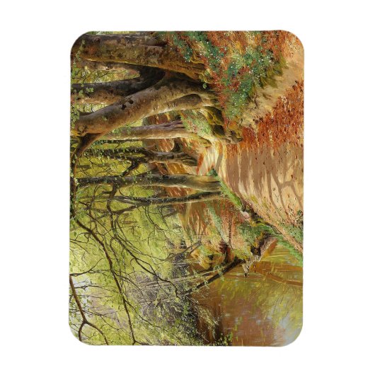 Lentedag in het bos door Peder Mork Monsted Magneet (Verticaal)