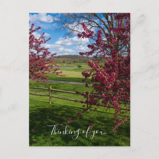 Lentedag in Rivercut Denking You Briefkaart (Voorkant)