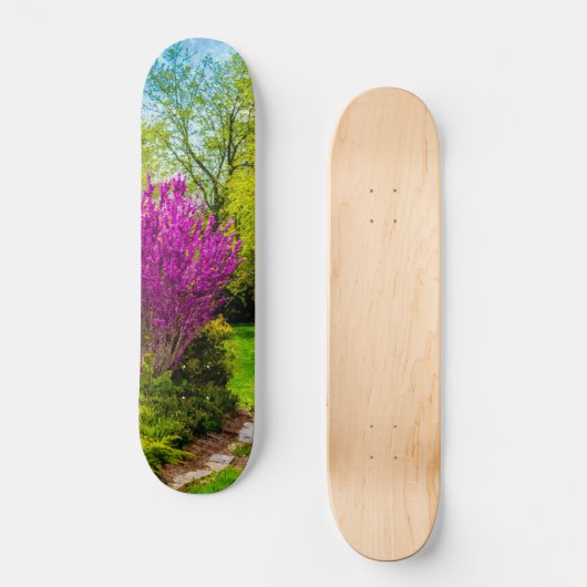 Lentedag Painterly Persoonlijk Skateboard (Voorkant)