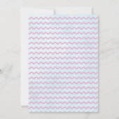 Lentedoeje Brengen Bloemen in Mei Baby Borrel Kaart (Achterkant)