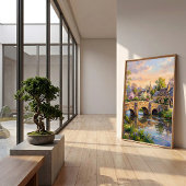 Lentedorp Impressionistische Muurkunst Poster