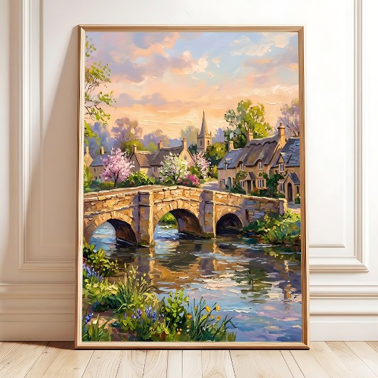Lentedorp Impressionistische Muurkunst Poster