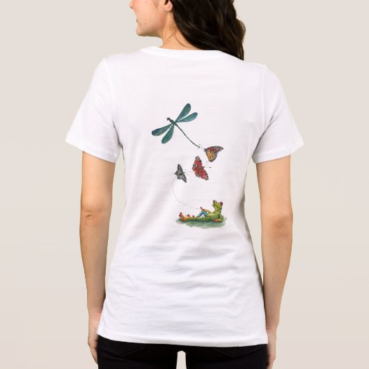 Lentefeest T-shirt Tri-Blend T-shirt (Achterkant)