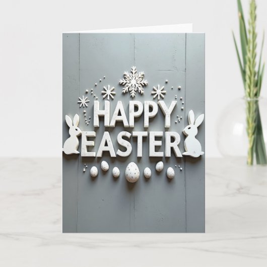 Lentefeest wenskaart kaart (Voorkant)