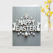 Lentefeest wenskaart kaart (Gele Bloem)