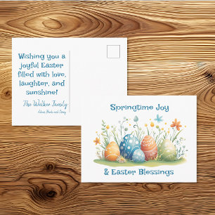 Lentefreugde & Pasenwensen Briefkaart