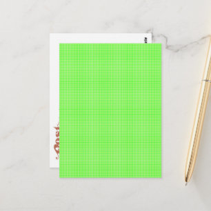 Lentegras kleuren van lente geruite patroon briefkaart