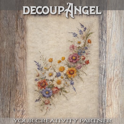 Lentegrasvelden #1 - Decoupage -