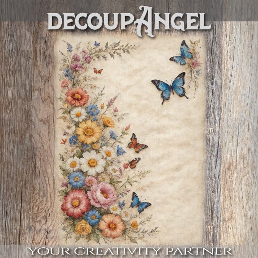 Lentegrasvelden #2- Decoupage -