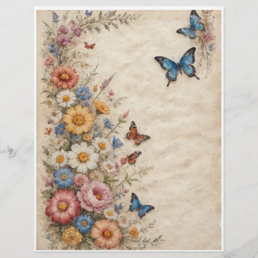 Lentegrasvelden #2- Decoupage - (Voorkant)