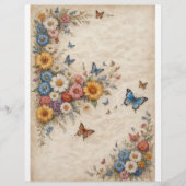 Lentegrasvelden #3 - Decoupage - (Voorkant)