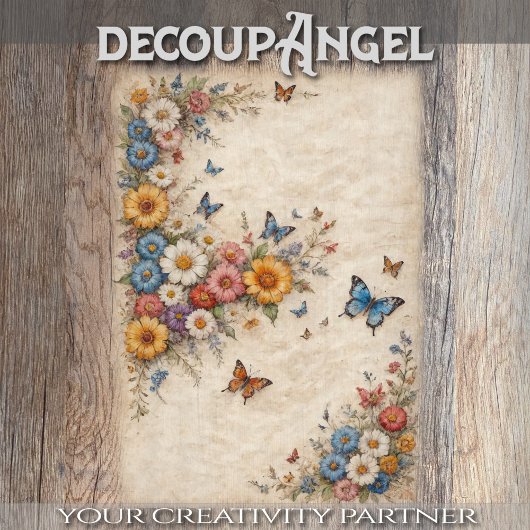 Lentegrasvelden #3 - Decoupage -