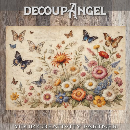 Lentegrasvelden #4 - Decoupage -